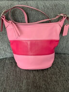 2008 Coach Legacy Bleecker Pink Rugby Duffle